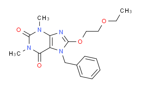 CAS No. 476480-50-9, 7-Benzyl-8-(2-ethoxyethoxy)-1,3-dimethyl-1H-purine-2,6(3H,7H)-dione