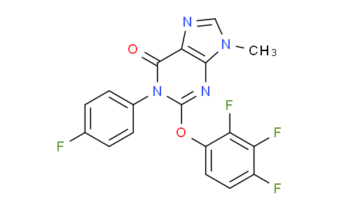 MC776142 | 1009032-45-4 | 1-(4-Fluorophenyl)-9-methyl-2-(2,3,4-trifluorophenoxy)-1H-purin-6(9H)-one