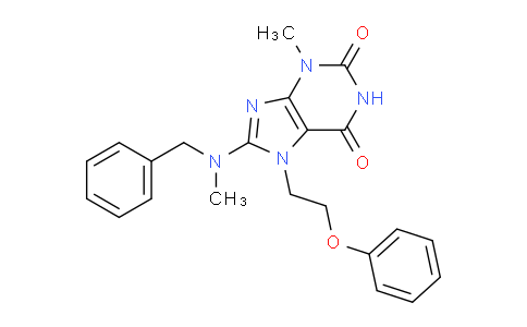 MC776161 | 476481-69-3 | 8-(Benzyl(methyl)amino)-3-methyl-7-(2-phenoxyethyl)-1H-purine-2,6(3H,7H)-dione