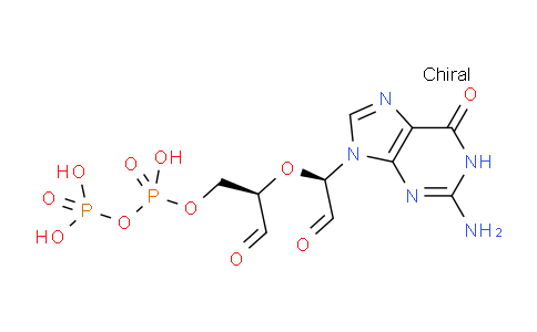 CAS No. 62695-32-3, (R)-2-((R)-1-(2-Amino-6-oxo-1H-purin-9(6H)-yl)-2-oxoethoxy)-3-oxopropyl trihydrogen diphosphate