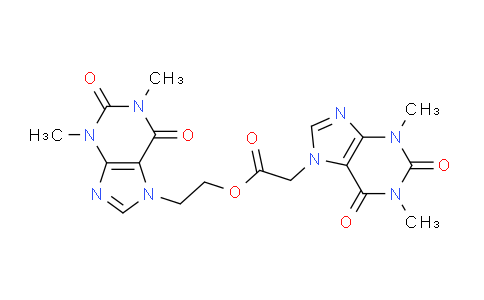 CAS No. 169563-63-7, 2-(1,3-Dimethyl-2,6-dioxo-2,3-dihydro-1H-purin-7(6H)-yl)ethyl 2-(1,3-dimethyl-2,6-dioxo-2,3-dihydro-1H-purin-7(6H)-yl)acetate