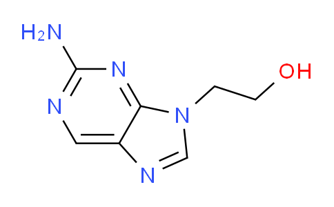 CAS No. 7471-56-9, 2-(2-aminopurin-9-yl)ethanol
