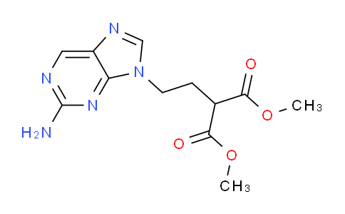 CAS No. 122497-20-5, dimethyl 2-[2-(2-aminopurin-9-yl)ethyl]propanedioate