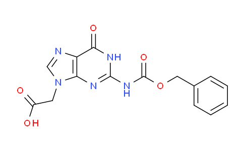 CAS No. 169287-69-8, 2-(2-(((benzyloxy)carbonyl)amino)-6-oxo-1,6-dihydro-9H-purin-9-yl)acetic acid