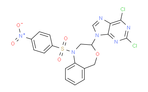 CAS No. 1207993-83-6, 2,6-Dichloro-9-[1-(p-nitrobenzenesulfonyl)-1,2,3,5-tetrahydro-4,1-benzoxazepin-3-yl]-9H-purine