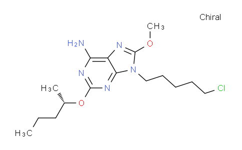 CAS No. 1207628-53-2, (S)-9-(5-chloropentyl)-8-methoxy-2-(pentan-2-yloxy)-9H-purin-6-amine