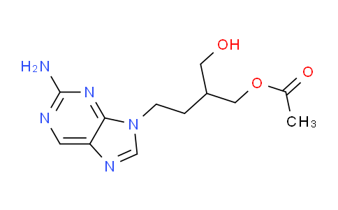 CAS No. 120687-07-2, 9-[4-acetoxy-3-(hydroxymethyl)but-1-yl]-2-aminopurine