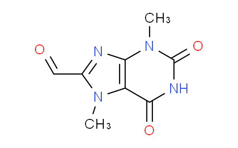 CAS No. 4921-54-4, 3,7-dimethyl-2,6-dioxo-2,3,6,7-tetrahydro-1H-purine-8-carbaldehyde