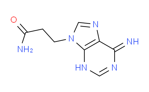 CAS No. 7051-65-2, 3-(6-imino-6,9-dihydro-3H-purin-9-yl)propanamide