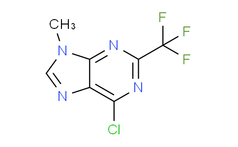 CAS No. 1644-76-4, 6-Chloro-9-methyl-2-(trifluoromethyl)-9H-purine