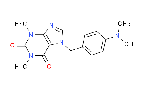 CAS No. 1703-48-6, 7-(4-(Dimethylamino)benzyl)-1,3-dimethyl-1H-purine-2,6(3H,7H)-dione