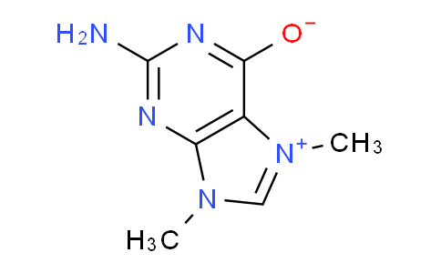 CAS No. 524-35-6, 2-amino-7,9-dimethyl-9H-purin-7-ium-6-olate