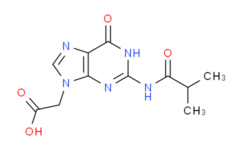 CAS No. 172405-20-8, 2-(2-isobutyramido-6-oxo-1,6-dihydro-9H-purin-9-yl)acetic acid