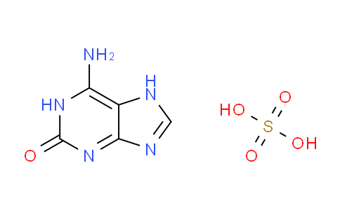 CAS No. 49722-90-9, 6-Amino-1H-purin-2(7H)-one sulfate