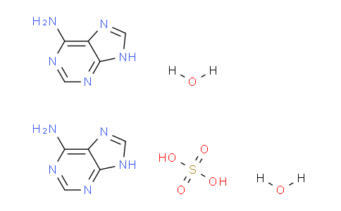 CAS No. 6509-19-9, 9H-purin-6-amine hemisulfate dihydrate