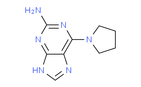 CAS No. 18202-53-4, 6-(pyrrolidin-1-yl)-9H-purin-2-amine
