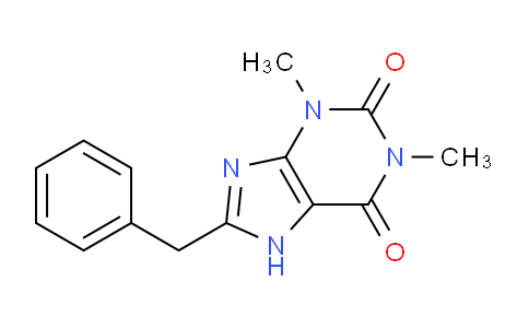 CAS No. 2879-15-4, 8-benzyl-1,3-dimethyl-3,7-dihydro-1H-purine-2,6-dione