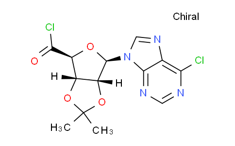 CAS No. 104940-65-0, 1-(6-Chloro-9H-purin-9-yl)-1-deoxy-2,3-O-(1-methylethylidene)-b-D-Ribofuranuronoyl chloride