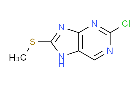 CAS No. 89581-80-6, 2-chloro-8-(methylthio)-7H-purine