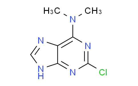 CAS No. 100960-20-1, 2-chloro-N,N-dimethyl-9H-purin-6-amine