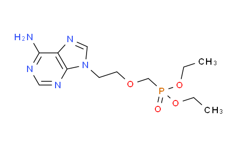 CAS No. 116384-53-3, Diethyl ((2-(6-amino-9H-purin-9-yl)ethoxy)methyl)phosphonate