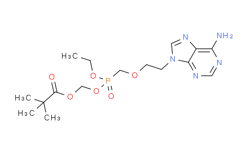 CAS No. 142341-04-6, ((((2-(6-Amino-9H-purin-9-yl)ethoxy)methyl)-(ethoxy)phosphoryl)oxy)methyl pivalate