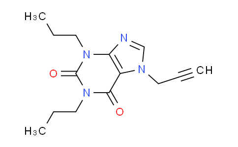 CAS No. 102284-70-8, 7-(prop-2-yn-1-yl)-1,3-dipropyl-3,7-dihydro-1H-purine-2,6-dione
