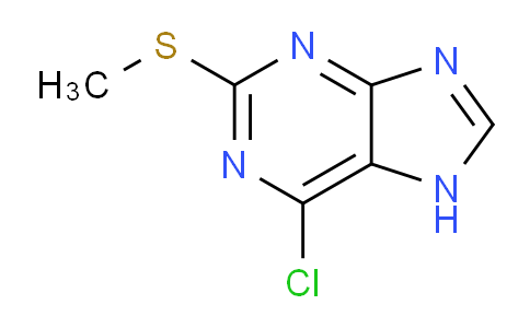 CAS No. 66191-23-9, 6-chloro-2-(methylthio)-7H-purine