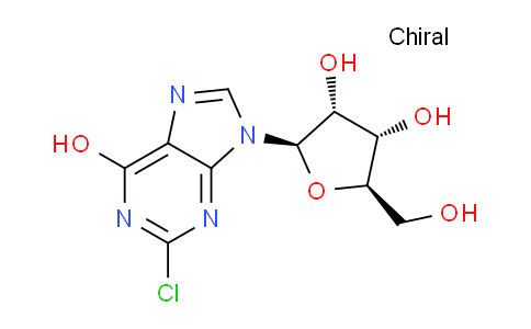 CAS No. 13276-43-2, (2R,3R,4S,5R)-2-(2-chloro-6-hydroxy-9H-purin-9-yl)-5-(hydroxymethyl)tetrahydrofuran-3,4-diol