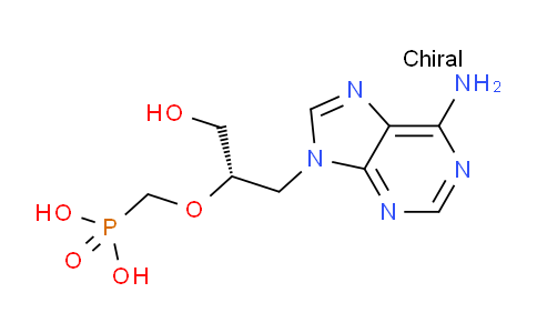 CAS No. 92999-29-6, (S)-(((1-(6-amino-9H-purin-9-yl)-3-hydroxypropan-2-yl)oxy)methyl)phosphonic acid