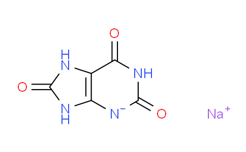 CAS No. 1198-77-2, Sodium 2,6,8-trioxo-1,2,6,7,8,9-hexahydropurin-3-ide