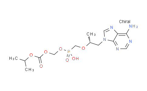 CAS No. 211364-69-1, ((((((R)-1-(6-amino-9H-purin-9-yl)propan-2-yl)oxy)methyl)(hydroxy)phosphoryl)oxy)methyl isopropyl carbonate