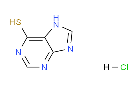 CAS No. 207729-57-5, 7H-purine-6-thiol hydrochloride