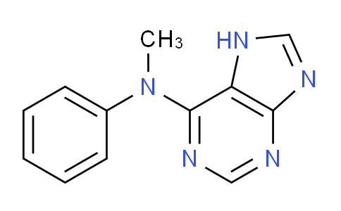 CAS No. 82760-84-7, N-methyl-N-phenyl-7H-purin-6-amine