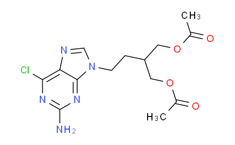 CAS No. 97845-60-8, 2-(2-(2-Amino-6-chloro-9H-purin-9-yl)-ethyl)propane-1,3-diyl diacetate