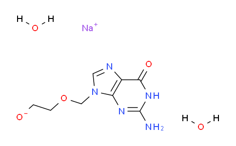 MC776398 | 261506-45-0 | Sodium 2-((2-amino-6-oxo-1H-purin-9(6H)-yl)methoxy)ethanolate dihydrate