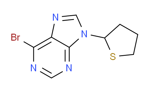 CAS No. 92971-26-1, 6-Bromo-9-(tetrahydrothiophen-2-yl)-9H-purine