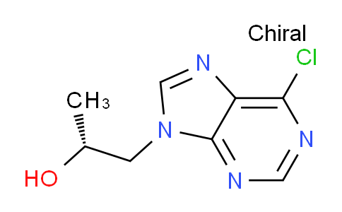 CAS No. 180587-74-0, (R)-1-(6-Chloro-9H-purin-9-yl)propan-2-ol
