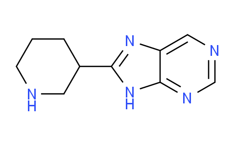 CAS No. 1499818-35-7, 8-(Piperidin-3-yl)-9H-purine