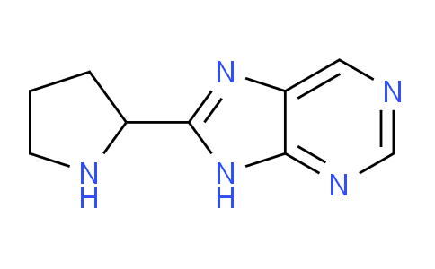 CAS No. 1513442-68-6, 8-(Pyrrolidin-2-yl)-9H-purine