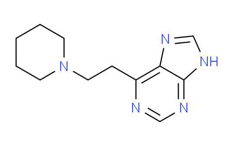 CAS No. 920503-27-1, 6-(2-(Piperidin-1-yl)ethyl)-9H-purine