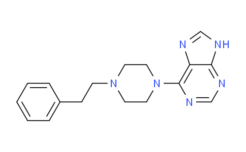 CAS No. 24951-02-8, 6-(4-Phenethylpiperazin-1-yl)-9H-purine