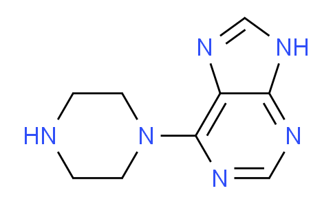 CAS No. 245449-95-0, 6-(Piperazin-1-yl)-9H-purine