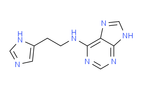 CAS No. 1669-86-9, N-(2-(1H-Imidazol-5-yl)ethyl)-9H-purin-6-amine