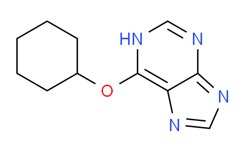 CAS No. 120503-68-6, 6-(Cyclohexyloxy)-1H-purine