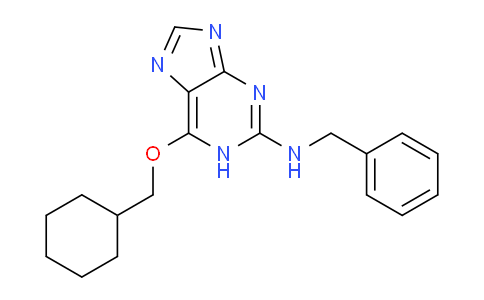 CAS No. 651733-94-7, N-Benzyl-6-(cyclohexylmethoxy)-1H-purin-2-amine