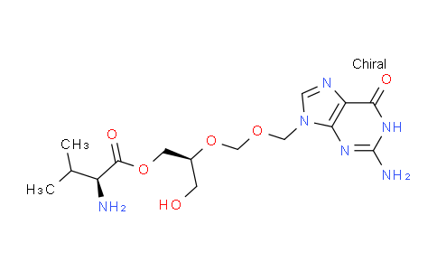 CAS No. 1356932-88-1, (S)-(S)-2-(((2-Amino-6-oxo-1H-purin-9(6H)-yl)methoxy)methoxy)-3-hydroxypropyl 2-amino-3-methylbutanoate