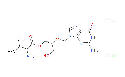 CAS No. 1393911-57-3, (2R)-2-((2-Amino-6-oxo-1H-purin-9(6H)-yl)methoxy)-3-hydroxypropyl 2-amino-3-methylbutanoate hydrochloride