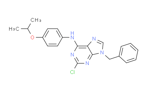 CAS No. 125802-47-3, 9-Benzyl-2-chloro-N-(4-isopropoxyphenyl)-9H-purin-6-amine