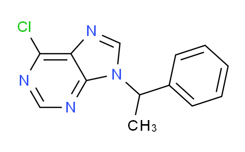 CAS No. 112089-30-2, 6-Chloro-9-(1-phenylethyl)-9H-purine